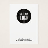 ビジネスシンプルロゴQRコード最小化主義 (正面)