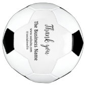 ビジネスシンプル名の追加詳細文字感謝していt サッカーボール (回転)