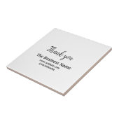 ビジネスシンプル名の追加詳細文字感謝していt タイル (側面)