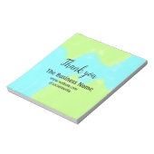 ビジネスシンプル名の追加詳細文字感謝していt ノートパッド (回転)