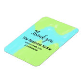 ビジネスシンプル名の追加詳細文字感謝していt マグネット (左側)