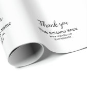 ビジネスシンプル名の追加詳細文字感謝していt ラッピングペーパー (ロールコーナー)