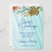 ビジネスシーズ&グリーティングスタイリッシュコースタルマリン シーズンカード (正面)