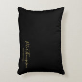 ビジネススクリプトのエレガント署名 アクセントクッション (正面(垂直))