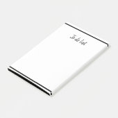 ビジネススクールをシンプルリストミニマル縁どす ポストイット (アングル)