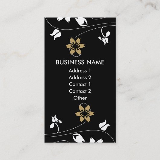 ビジネススタイリッシュカード 名刺 (正面)