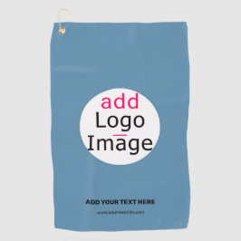 ビジネススタイリッシュプロモーションのカスタマイズ可能なダスティブルー ゴルフタオル