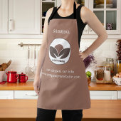 ビジネススタイリッシュロゴエプロン | モチャムース エプロン