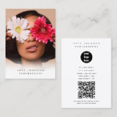 ビジネススタイリッシュロゴ写真家の写真 名刺 (正面/裏面)