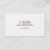 ビジネススタイルの名刺 名刺 (裏面)