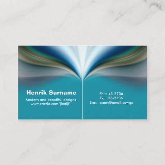 ビジネススタイルの名刺 名刺 (正面)