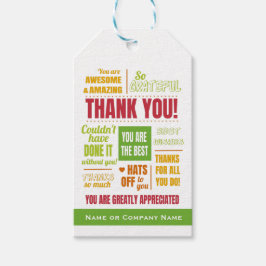 ビジネススタッフの感謝ありがとう ギフトタグ