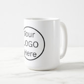 ビジネススタッフ従業員会社ブランド コーヒーマグカップ (正面右)