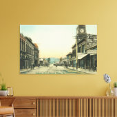 ビジネスストリートのビューサンルイス・オビスポ（カリフォルニア州） キャンバスプリント (インサイチュ (リビング))