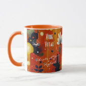 ビジネススパとウェルネス – サボテンとヒマワリ マグカップ (左)