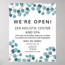 ビジネススパリオープニングティール（緑がかった色）ブラックボタニカル