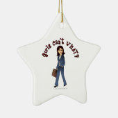 ビジネススーツのレディーCEO セラミックオーナメント (右)