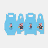 ビジネススーツの面白い豚の漫画 フェイバーボックス (折り畳みなし)