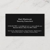 ビジネスセキュリティサービス 名刺 (裏面)