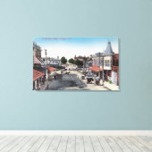 ビジネスセクションセルマの空中表示 キャンバスプリント (インサイチュ (ウッドフロア))