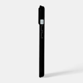 ビジネスソーシャルメディアブラック iPhone 15ケース (左側面)