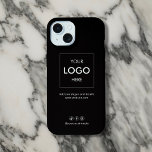 ビジネスソーシャルメディアブラック iPhone 15ケース<br><div class="desc">iPhoneを強力なマーケティングツールに変カスタム換する！中小規模企業に最適なケースで、ロゴとスローガンを表示し、ブランドに関するはっきりした声明を作成する。以下では、簡単の参連絡照にお客様の詳細を追加した。さらに、3つのソーシャルメディアのアイコンとユーザー名ラベルの宇宙があり、顧客は簡単に接続できる。まお洒落たスタイリッシュ、外出先でビジネスを促進するように設計された私たちのiPhoneケースは、すべての起業家のための必須のアクセサリである。ブランドの存在感を高め、今すぐ注文しよう！</div>