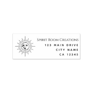 ビジネスタロットサン差出人住所 ラバースタンプ