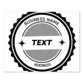 ビジネスタンプカスタマイズ ラバースタンプ (インプリント)