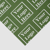 ビジネスダークグリーンテンプレートロゴはこちら 薄葉紙 (詳細)