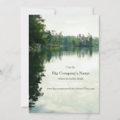 ビジネスチャーチファミリーリトリートウィークエンドアットザレイク 招待状 (裏面)