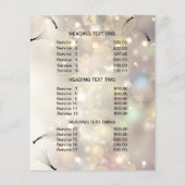 ビジネスチラシをパーソナライズされた点滅 チラシ (裏面)