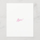 ビジネスチラシ チラシ (裏面)