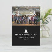 ビジネスチームフォトロゴフォトクリスマスカード (スタンド正面)