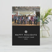 ビジネスチームフォトロゴフォトクリスマスカード (スタンド正面)