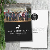 ビジネスチームフォトロゴフォトクリスマスカード
