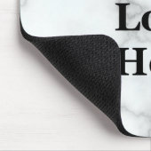 ビジネステンプレートフェイクロゴをここに大理石 マウスパッド (コーナー)