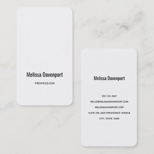 ビジネステンプレート10 名刺 (正面/裏面)