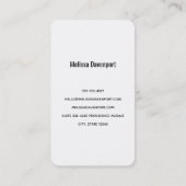 ビジネステンプレート10 名刺 (裏面)