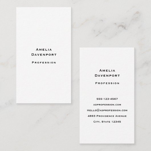 ビジネステンプレート11b 名刺 (正面/裏面)