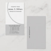 ビジネスデザインのアップスケール循環モーション名 名刺 (正面/裏面)