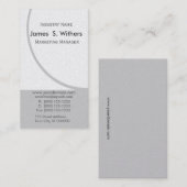 ビジネスデザインのアップスケール循環モーション名 名刺 (正面/裏面)