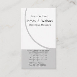 ビジネスデザインのアップスケール循環モーション名 名刺