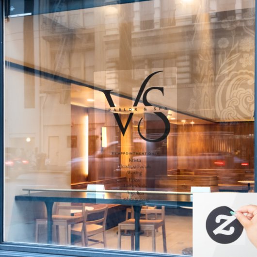 ビジネスドアクリング ウィンドウサイン (カフェ窓)