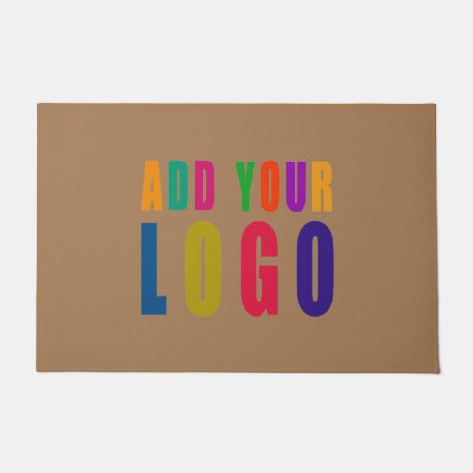 ビジネスドアマット会社のロゴウェルカムフォーマット ドアマット (正面)