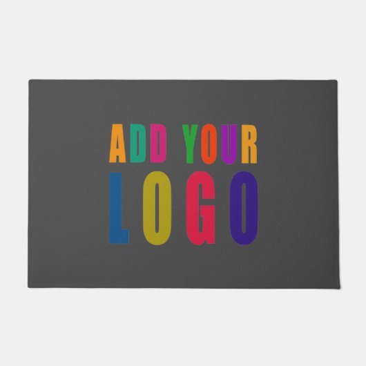 ビジネスドアマット会社のロゴウェルカムフォーマット ドアマット (正面)