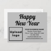 ビジネスニューイヤーグレイホリディハガキ シーズンポストカード (正面/裏面)