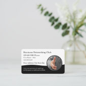 ビジネスネットワーキングおよびマーケティング名刺 名刺 (スタンド正面)