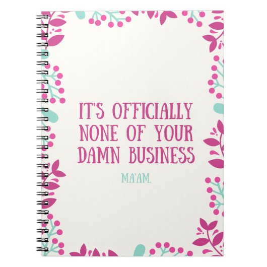 ビジネスノートブックなし ノートブック (正面)