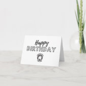 ビジネスハッピーバースデーカスタムロゴ カード (正面)