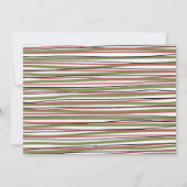 ビジネスハッピーホリデー素朴パインツリーブランチ シーズンカード (裏面)